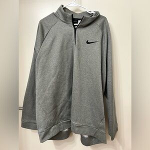 Nike Dri-Fit gray quarter zip